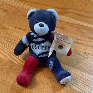 US Open 'Rally' Plush Bear - Red, Navy & White Kids Toy
